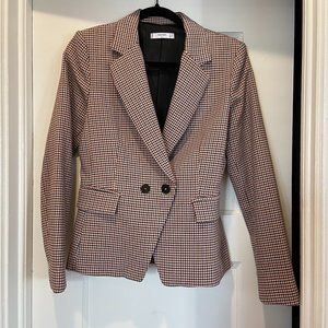 Mango Houndstooth Jacket Sz 4
